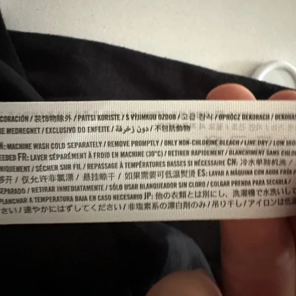 Abercrombie & Fitch Black and Cream Midi Dress - Picture 5 of 6